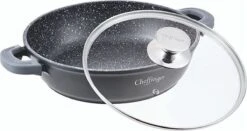 Cheffinger 28cm Lage Kookpot / Braadpan - CF-SC28 -Beste Keukengerei Winkel 1200x637