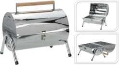 BBQ Collection Houtskoolbarbecue - Cilinder - Chroom -Beste Keukengerei Winkel 1200x651 1