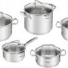Tefal Duetto+ Pannenset -10 Delig- 5 Pannen - Kookpannenset - Zilver - Afdruipdeksels -Beste Keukengerei Winkel 1200x675 2