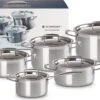 Le Creuset RVS Kookpan 18cm / 20cm / 24cm + Lage Kookpan 20cm + Steelpan 16cm -Beste Keukengerei Winkel 1200x707 4