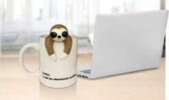 Decodyne Luiaard Luie Grappige Koffiemok, Grappige Cadeaus Voor Vrouwen En Mannen 35 Cl -Beste Keukengerei Winkel 1200x707 8