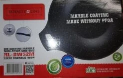 Royalty Line Marble Coating Wok - Met Glazen Deksel - Zwart - 30 Cm -Beste Keukengerei Winkel 1200x763 1