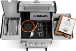 Burnhard Gas BBQ FRED JR. Deluxe - 2 Branders - Incl. Keramische Infraroodbrander & Afdekhoes - Deluxe -Beste Keukengerei Winkel 1200x796 17