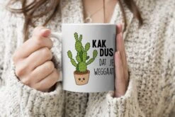 Mok - Koffiemok - Spreuken - Quote - 'Kak Dus Dat Je Weggaat' - Baan - Mokken - 350 ML - Beker - Koffiemokken - Theemok - Mok Met Tekst -Beste Keukengerei Winkel 1200x800 116