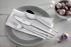 Sola Bestekset Montreux - Modern - 12 Persoons - 100 Delig - Zilverwit Edelstaal 18/10 - RVS - Zilver -Beste Keukengerei Winkel 1200x801 1