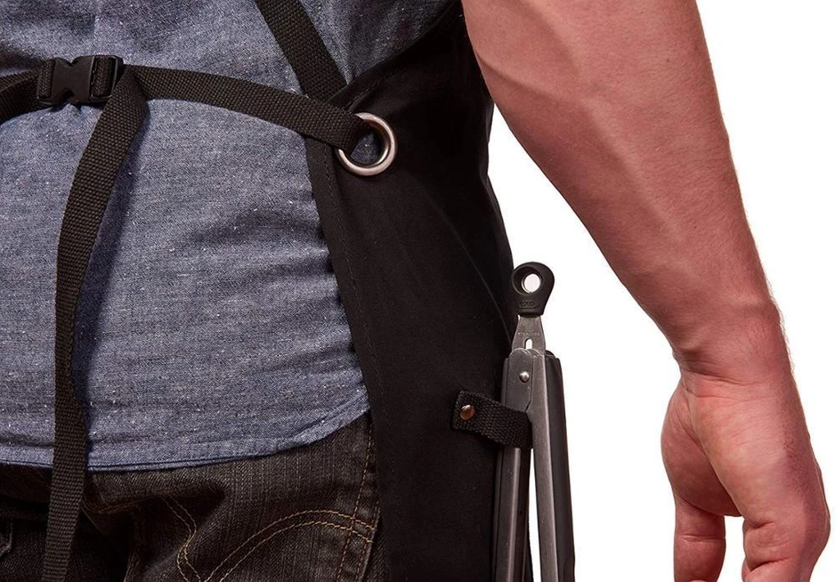 BBQ Schort - Professioneel - Schort - Zwart - Keukenschort - Kwaliteit - Garantie - 68 Cm X 86 Cm 4 BBQ Schort - Professioneel - Schort - Zwart - Keukenschort - Kwaliteit - Garantie - 68 Cm X 86 Cm - Afbeelding 2