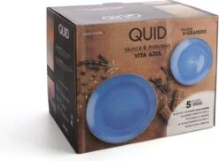 Quid | 18-delige Bordenset | Aardenwerk Bordenset | Vita Azul | Blauw -Beste Keukengerei Winkel 1200x884 2