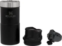 Stanley Trigger-Action Travel Mug 0.35L - Thermosfles - Matt Black -Beste Keukengerei Winkel 1200x890