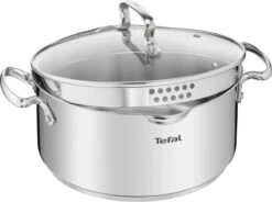Tefal Duetto+ Pannenset -10 Delig- 5 Pannen - Kookpannenset - Zilver - Afdruipdeksels -Beste Keukengerei Winkel 1200x893 3