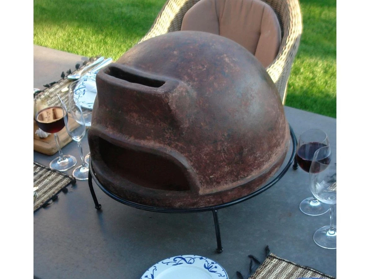 Sol-y-Yo Houtgestookte Toscaanse Stenen Pizza Oven 52CM 4 Sol-y-Yo Houtgestookte Toscaanse Stenen Pizza Oven 52CM - Afbeelding 2