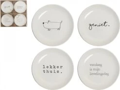 Gusta - Gebaksbordjes - ø 15 Cm - Set 4 Stuks - Porselein - Wit -Beste Keukengerei Winkel 1200x906 18