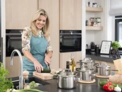 Sola Pannenset Juvia - 4 Delig - Ø 16,16,18,20 Cm - Zilver - RVS - Sandwichbodem -Beste Keukengerei Winkel 1200x906 6