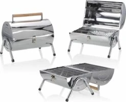 BBQ Collection Houtskoolbarbecue - Cilinder - Chroom -Beste Keukengerei Winkel 1200x972 4