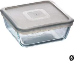 Pyrex - Cook & Freeze Schaal Vierkant Met Deksel 15 X 15cm - Transparant -Beste Keukengerei Winkel 1200x986 3