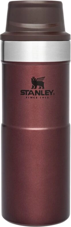Stanley Trigger-Action Travel Mug 0.35L - Thermosfles - Matt Black -Beste Keukengerei Winkel 378x1200 1