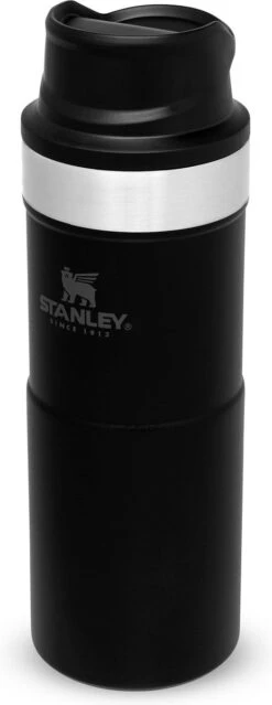 Stanley Trigger-Action Travel Mug 0.35L - Thermosfles - Matt Black -Beste Keukengerei Winkel 464x1200