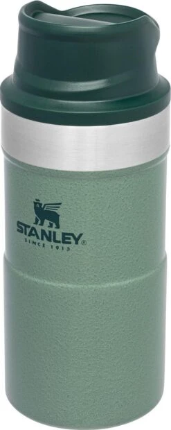 Stanley The Trigger-Action Travel Mug 0,25L - Thermosfles - Hammertone Green -Beste Keukengerei Winkel 478x1200