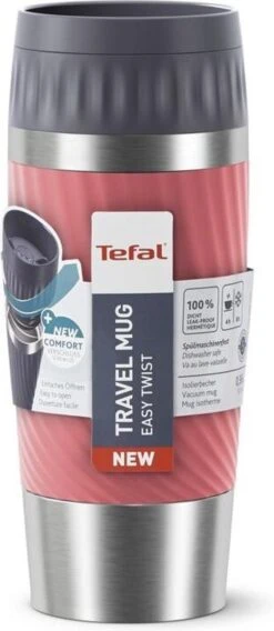 Tefal Travel Mug Easy Twist Thermobeker - Koraalrood - 0,36 Liter 29 Tefal Travel Mug Easy Twist Thermobeker - Koraalrood - 0,36 Liter -Beste Keukengerei Winkel 522x1200