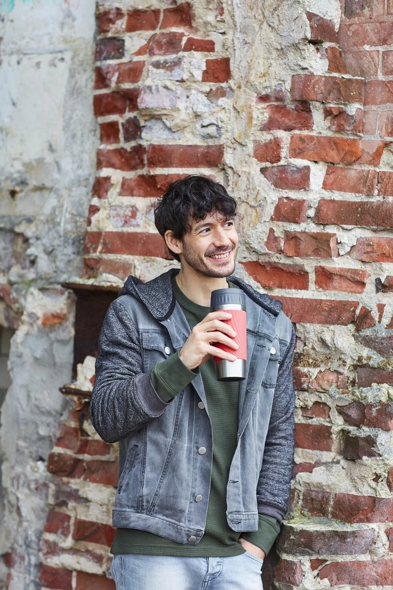 Tefal Travel Mug Easy Twist Thermobeker - Koraalrood - 0,36 Liter 4 Tefal Travel Mug Easy Twist Thermobeker - Koraalrood - 0,36 Liter - Afbeelding 2