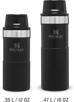Stanley Trigger-Action Travel Mug 0.47L - Thermosfles - Matt Black -Beste Keukengerei Winkel 875x1200