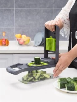 Merkloos Mandoline – Multifunctionele Groentesnijder – Nicer Dicer -Beste Keukengerei Winkel 907x1200