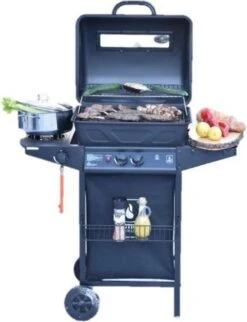 Halifax Gasbarbecue 5,5 KW - Buitenkeuken Met Lavasteen Grillplaat En Gaspit - 100x98 Cm -Beste Keukengerei Winkel 921x1200 2